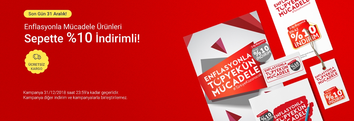 Enflasyonla Mücadele Baskı Ürünleri