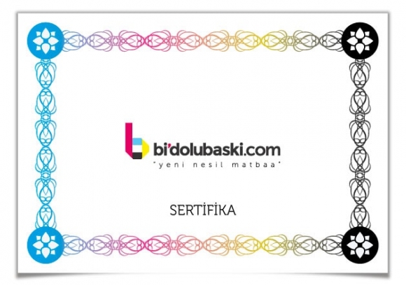 Sertifika Baskı Online Siparişle Bidolubaski.com'da