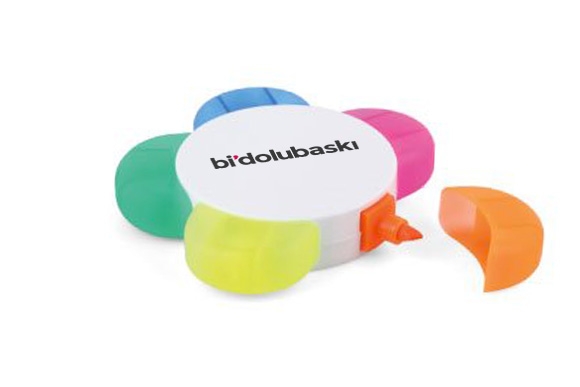 Papatya Çiçek Fosforlu Kalem Bidolubaskı'da