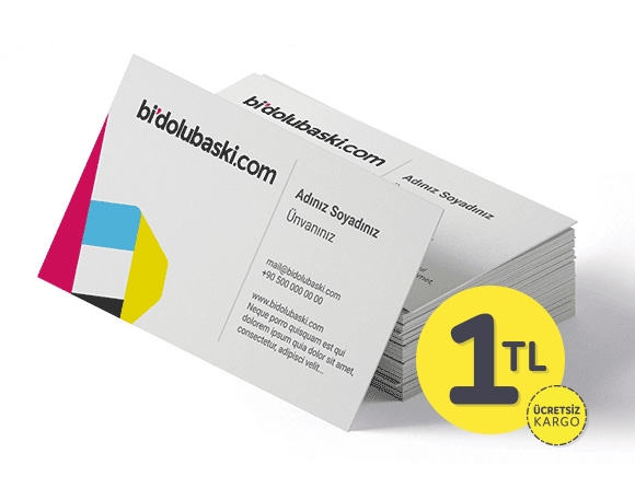 Kartvizit 1 Tl Ucretsiz Kargo Bidolubaski Online Matbaa