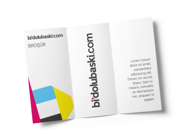 İçe Kırımlı Broşür Baskı Online Siparişle Bidolubaski.com'da