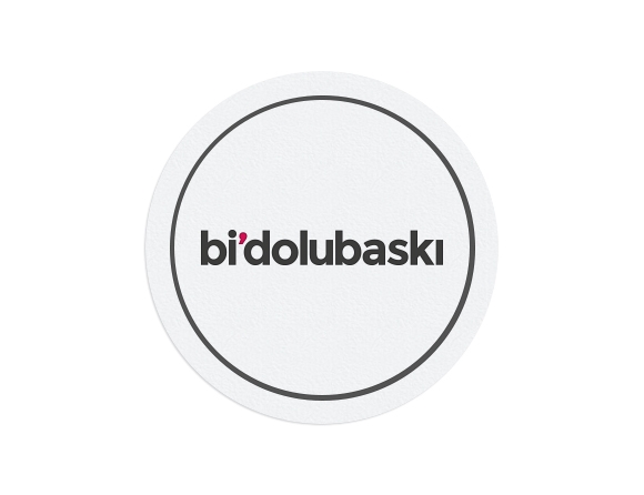 Yuvarlak Kağıt Bardak Altlığı Bidolubaskı