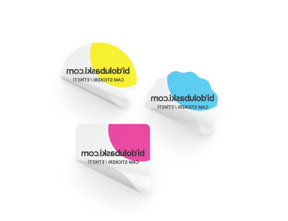 Cam Stickerı/Etiketi Baskı Bidolubaskı'da
