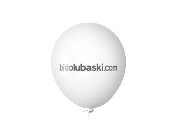 Logo Baskılı Kişiye Özel Balon Baskı Bidolubaskı'da