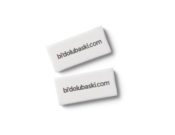 Promosyon Baskılı Silgi Bidolubaskı'da