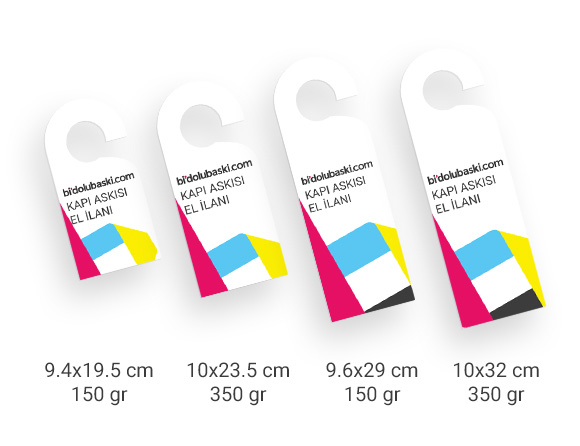 Kapı Askısı El İlanı Baskı Bidolubaski.com'da