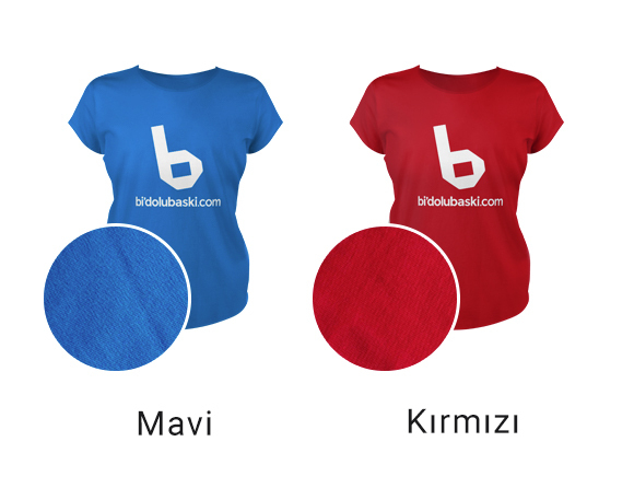 Kadın Tişört Baskı En Uygun Fiyatlarla Bidolubaskı'da