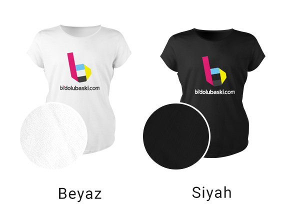 Kadın Tişört Baskı En Uygun Fiyatlarla Bidolubaskı'da
