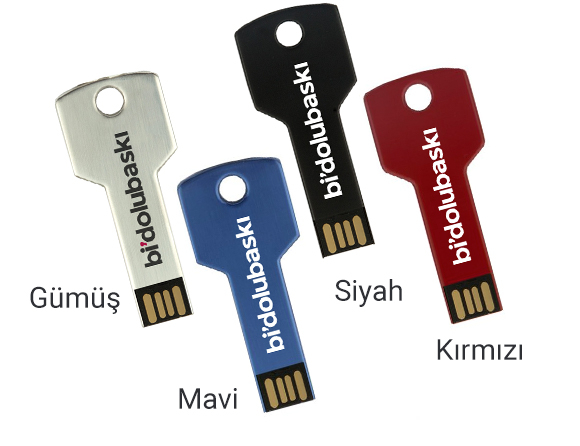 Anahtar USB Bellek Baskı Online Siparişle Bidolubaskı'da