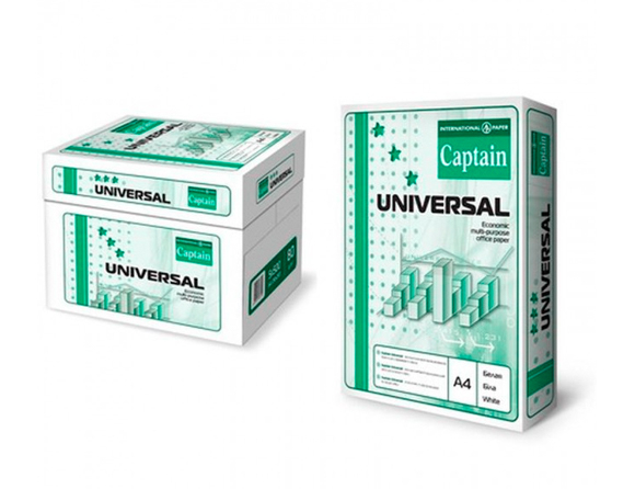 Universal Captain A4 Fotokopi Kağıdı 80 gr 1 Koli (5 Paket)