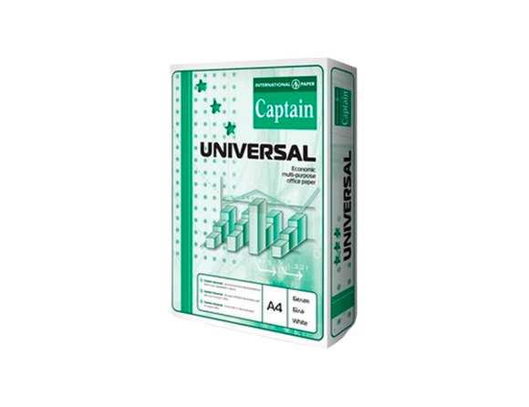 Universal Captain A4 Fotokopi Kağıdı 80 gr 1 Koli (5 Paket)