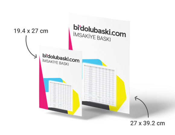 2023 İmsakiye Baskı Bidolubaskı'da