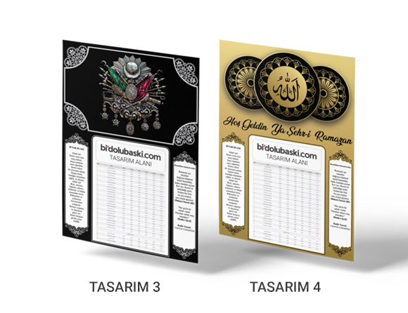 2023 İmsakiye Baskı Bidolubaskı'da