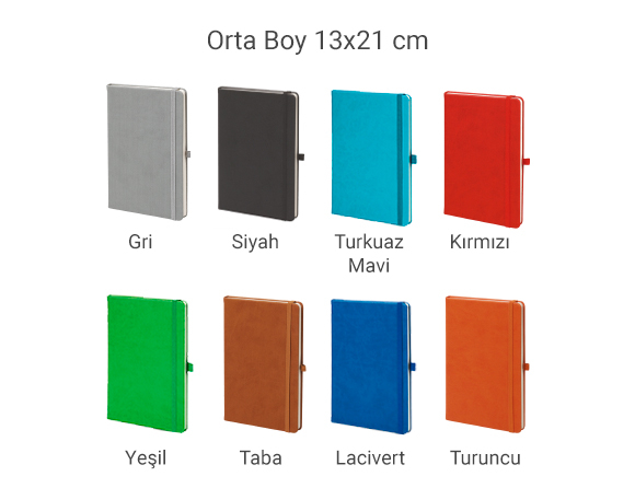 Lastikli Tarihsiz Defter-Tarihsiz Ajanda Bidolubaskı'da