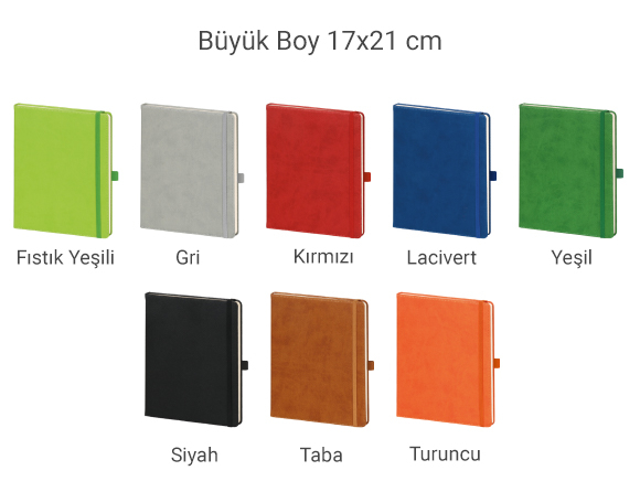 Lastikli Tarihsiz Defter-Tarihsiz Ajanda Bidolubaskı'da