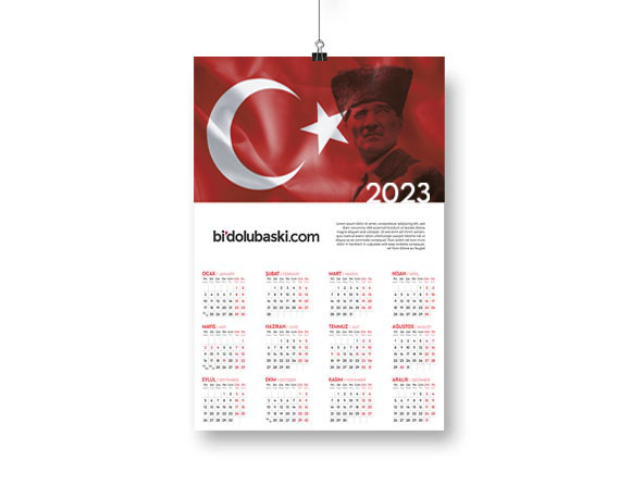 Poster Duvar Takvimi 2023 Bidolubaskı'da