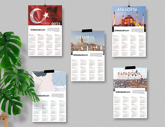 Poster Duvar Takvimi 2023 Bidolubaskı'da