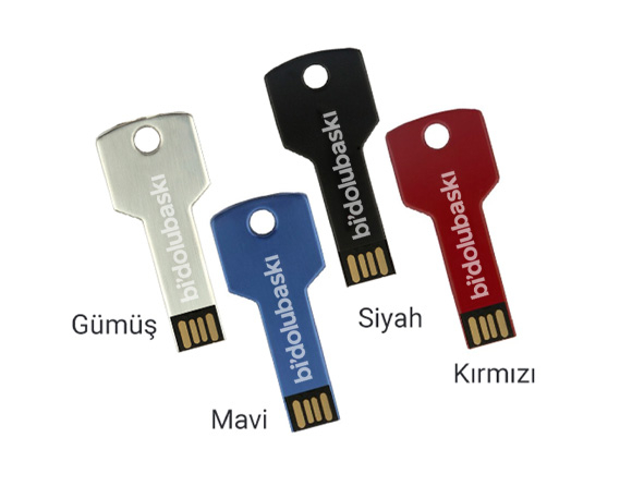Anahtar USB Bellek Baskı Online Siparişle Bidolubaskı'da