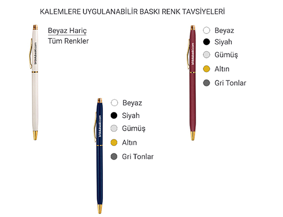 Metal Kalem B560 Baskı Online Siparişle Bidolubaskı'da