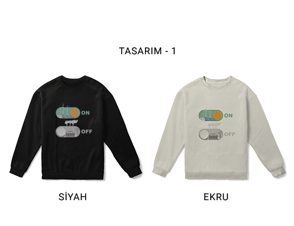 SolarVizyon Unisex Sweatshirt Baskı Online Siparişle Bidolubaskı'da