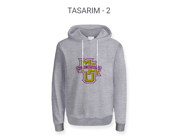 Maltepe Üniversitesi Unisex Kapüşonlu Sweatshirt Baskı Online Siparişle Bidolubaskı'da